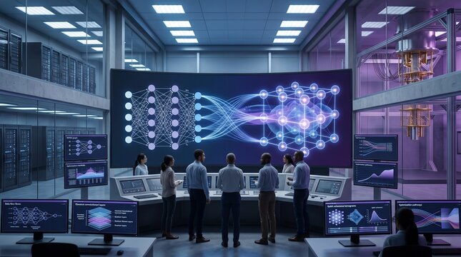 Researchers Monitoring Hybrid Quantum AI Platform with Neural and Qubit Systems