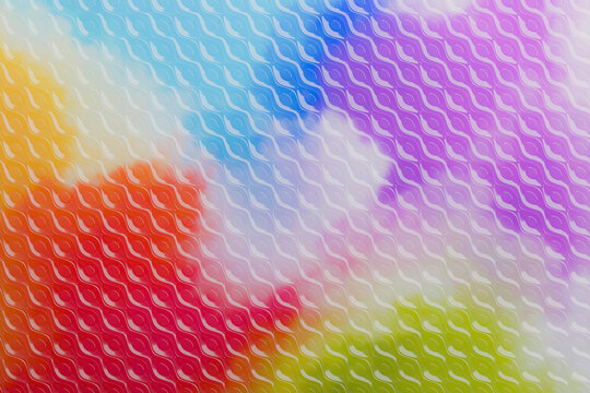 3D Color Gradient Glass Grid Vibrant Spectrum Background