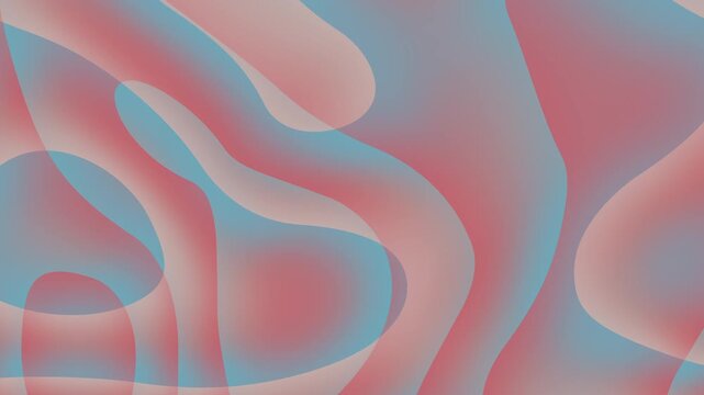 Abstract flowing shapes with orange and blue colors, layered patterns, and smooth gradient, ideal for backgrounds, wallpapers, and creative designs.