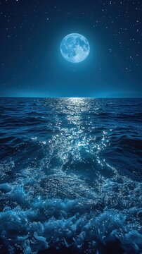 Moonlight on the Ocean