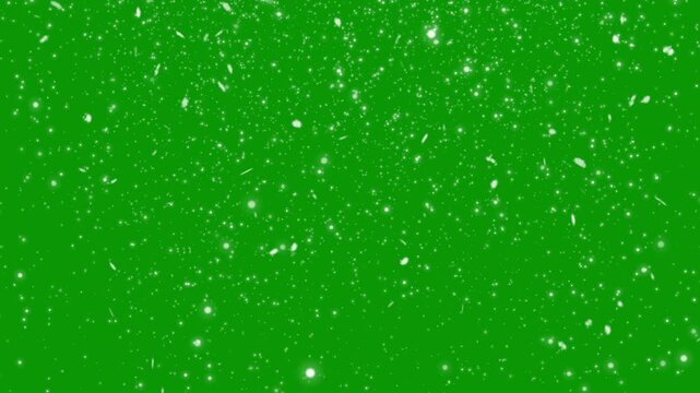 Gentle winter snowfall featuring tiny realistic snowflakes floating softly on transparent background, subtle bokeh sparkle, exported in Apple ProRes 4K 30fps, perfect for festive overlays.