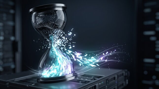 Digital Hourglass Transforming Data Sand into Pure Light for Faster Computing
