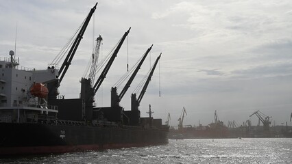 ship in the harbor Stocznia Gdańsk © robpik