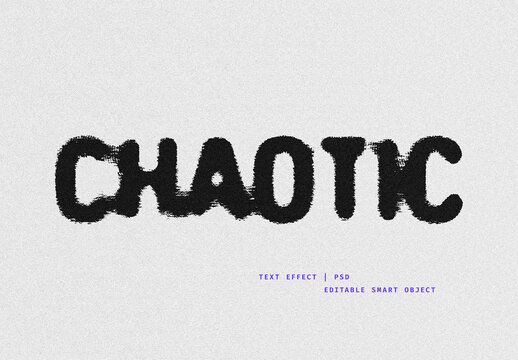 Smeared Grunge Text Effect