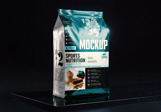 Supplement Packaging Mockup