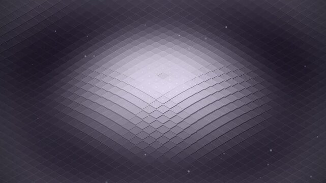Abstract black gray geometric grid pattern background featuring hypnotic rippling motion and dynamic wave effects.