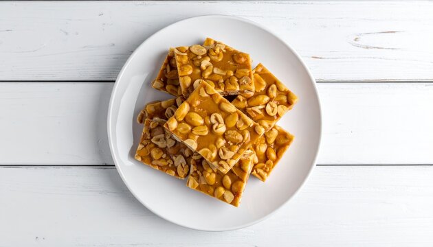 Bowl of Corn Flakes Cereal with Walnuts and Fresh Fruit for a Healthy Nutritious Breakfast or Snack on a White Background