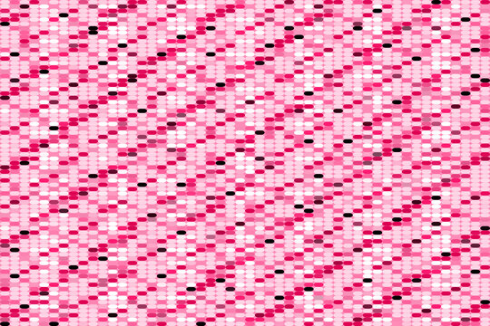 Abstract colorful pixel art background with pink and black patterns