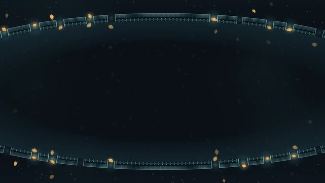 Glowing molecule transport across a bacterial cell wall seamless loop