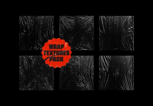 Plastic Wrap Textures For Poster And Print Design