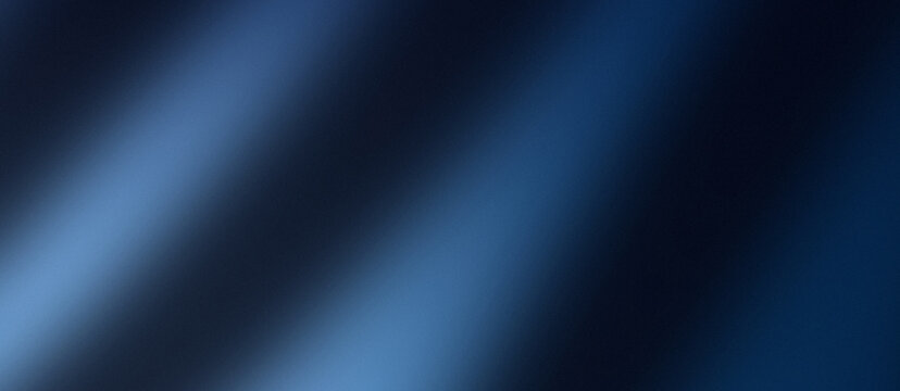 Dark blue abstract background with soft glowing light waves and smooth gradient effect