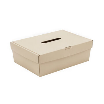 Minimalist wooden donation box with slot