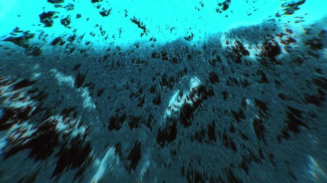 Glacial ice cavern surges with cold blue luminous energy in a fast dynamic 3D render ideal for cinematic winter openers and science fiction vfx