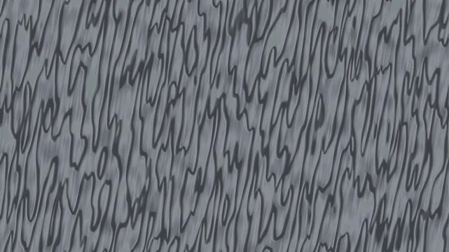 Deep Furrowed Tree Bark Ridges Widening and Closing, Seamless Loop in rich grey tones