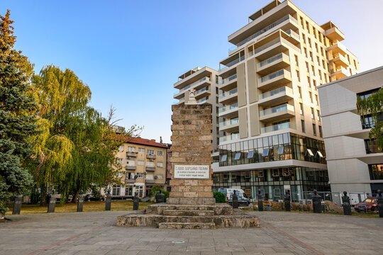 Banja Luka, Bosnia and Herzegovina - August 12, 2026: Memorial to Soldiers of the WW2 in Banja Luka