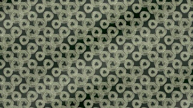 Mizuhiki Paper Cords Cinching And Loosening Decorative New Year Knots On Matte Washi, Seamless Loop in vibrant flax tones