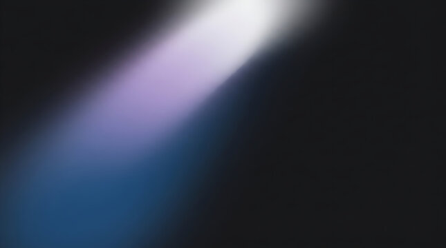 Abstract Light Beam Illustration with Gradient Colors on a Dark Black Background