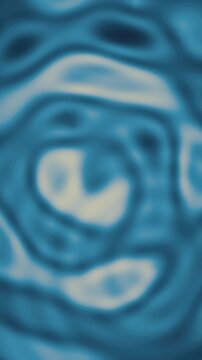 Abstract wave interference moire fringe ripple background seamless loop in bright blue tones vertical 9:16