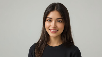 Obraz premium Asian woman portrait smiling