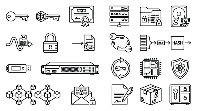 Enterprise Cryptography Public Key Infrastructure and Data Encryption Vectors