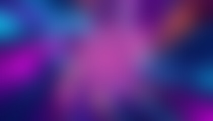Abstract neon bokeh background, vibrant purple and blue light leaks, soft glowing gradient texture for digital design