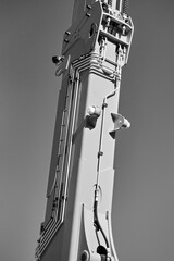 Crane boom with hydraulic pipes © Sergey Ryzhov
