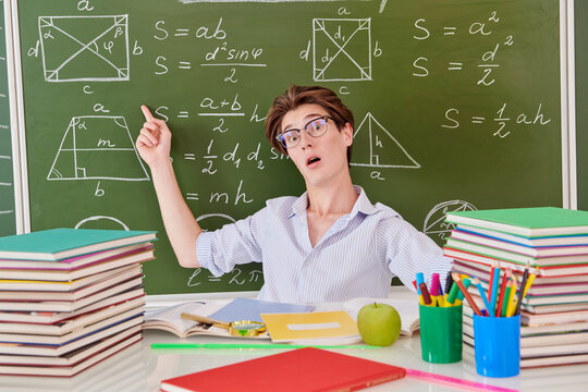 Overwhelmed student solving difficult math