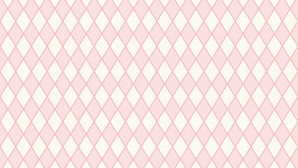 Fototapeta na wymiar Geometric pink diamond pattern desktop wallpaper
