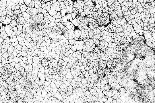 Cracks concrete wall grunge texture. Create effect overlay distress