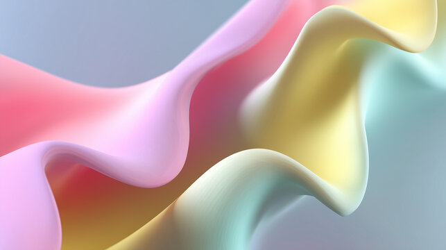 A smooth abstract background using pastel gradients, perfect for digital design and branding.
