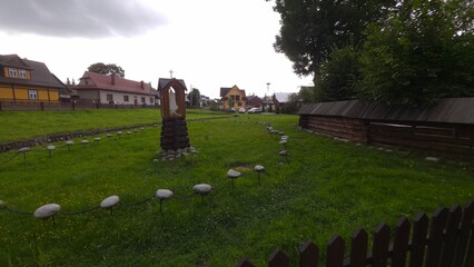  dębno kościół miasto czorsztyn góry polska Dębno, church, town, Czorsztyn, mountains, Poland © mobile