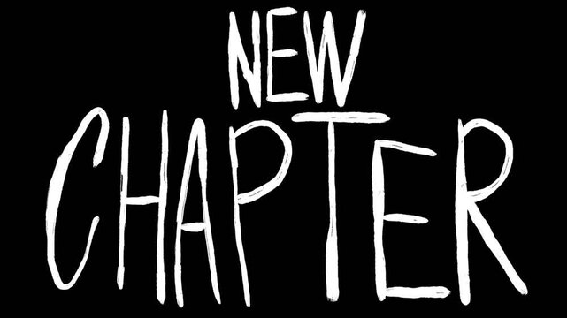 15 different clips of handwritten a headline on the topic of returning to school on a transparent alpha channel. The animation is looped.