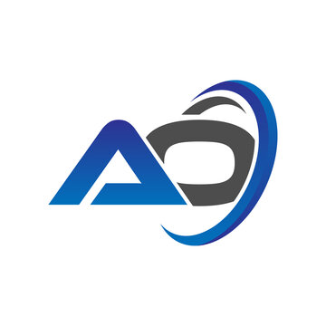 Png Logo With Transparent Background - initial logo letters it with circle swoosh blue gray