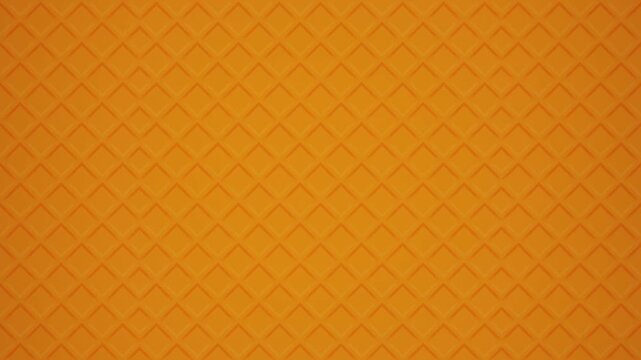 Animated smooth moving waffle texture background, abstract geometric grid pattern loop for video editing and aesthetic content