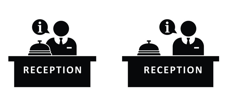 Reception bell or counter bell. Service clock, A table bell that produces a clear sound with a tap or a press to attention at the counter or reception desk. Front office or frond desk, desk bell.
