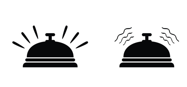 Reception bell or counter bell. Service clock, A table bell that produces a clear sound with a tap or a press to attention at the counter or reception desk. Front office or frond desk, desk bell.