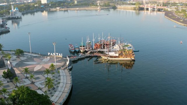 landmark on the makassar city