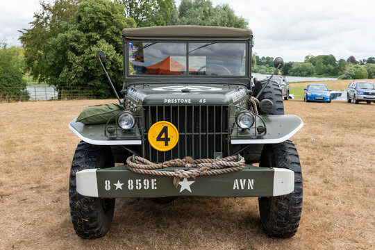 A restored Dodge WC-56 command car from world war two
