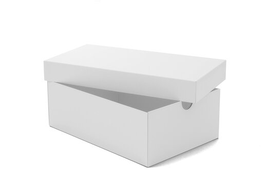 Shoebox on White Background