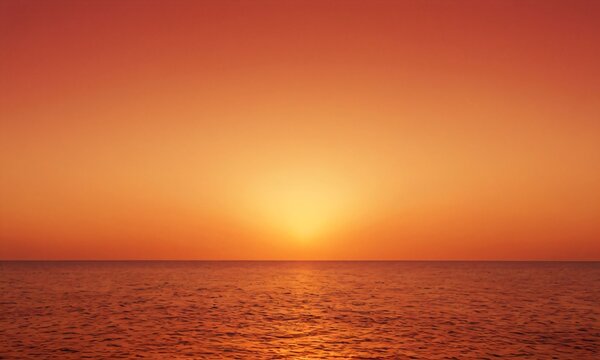 Serene Sunset over Water