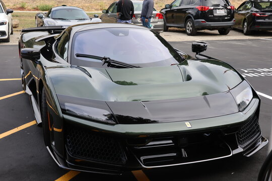 New Ferrari F80 Hybrid Hypercar at Monterey Car Week