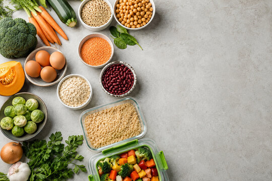 Ingredienti freschi per una cucina sana