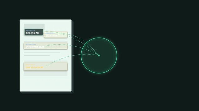AI X-Ray Document Scanner Extracting Hidden Metadata into Structured Profile Card