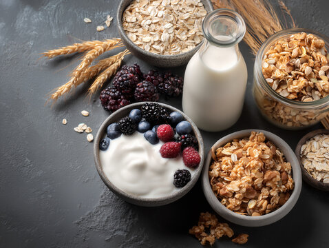 Whole grain breakfast concept for digestive health