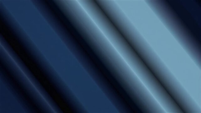 Abstract blue diagonal lines moving slowly across screen in seamless dynamic motion loop.