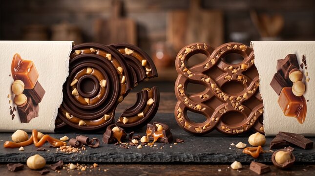 Celestial Ring Chocolate &mdash; Caramel & Macadamia