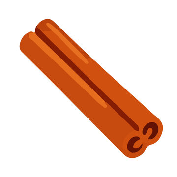 Cinnamon sticks spice aromatic baking cooking ingredient vector illustration
