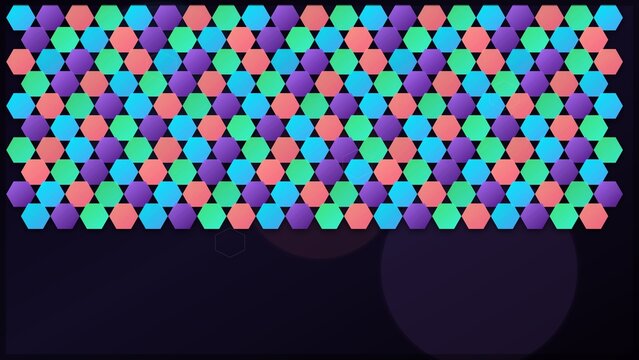 Abstract Geometric Hexagon Honeycomb Background