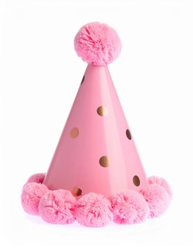 Pink Rose Petals and Soft Pink Sponge Cake Isolated on White Background for Romantic Valentine&rsquo;s Day Dessert, Sweet Food, Love Celebration and Pastel Decoration