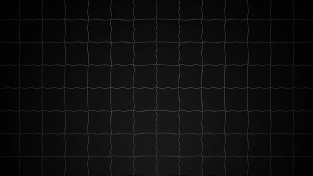 Black grid background with abstract wavy black gradient grid background seamlessly looping animation for technology, science or digital project.